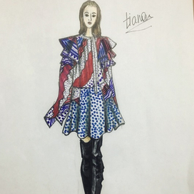 Fashion illustration Tiana Verner 