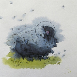 Снегоносные овцы, что приходят с зелёных холмов