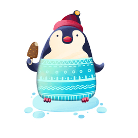 Пингвин с клювом-минибургер