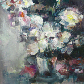 феолетовый букет