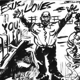 memory print - bruxls 2010 - jesus loves you!