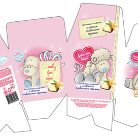 Дизайн-макет упаковки конфет