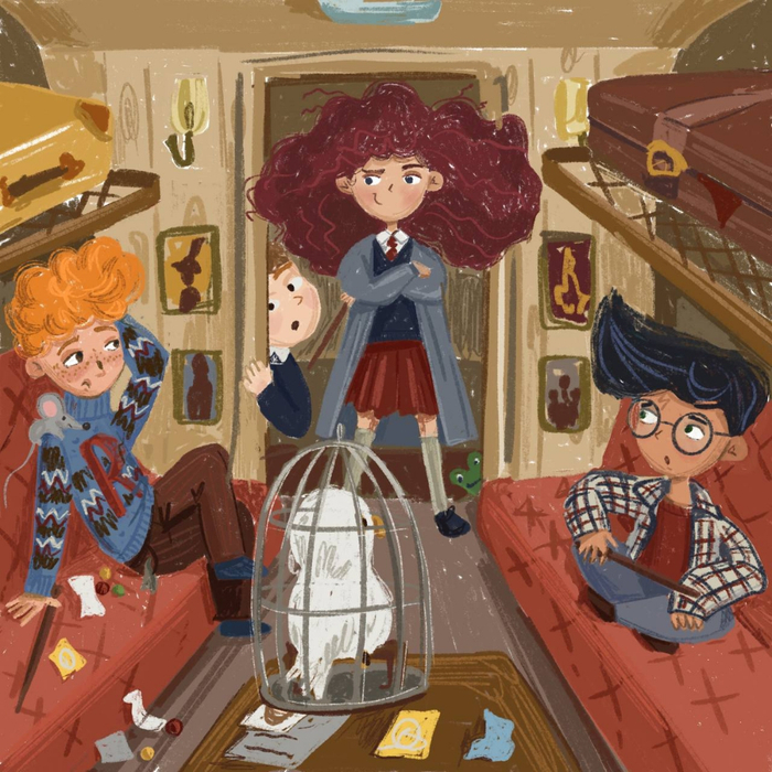 Гарри Поттер фанарт в рамках марафона