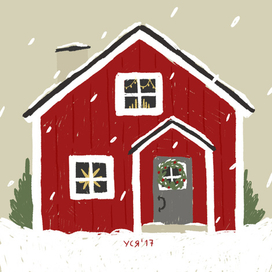 скандинавский домик