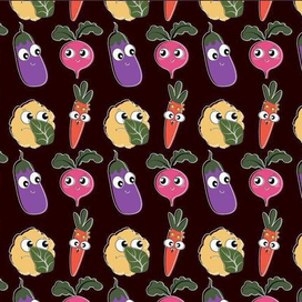 Овощи паттерн