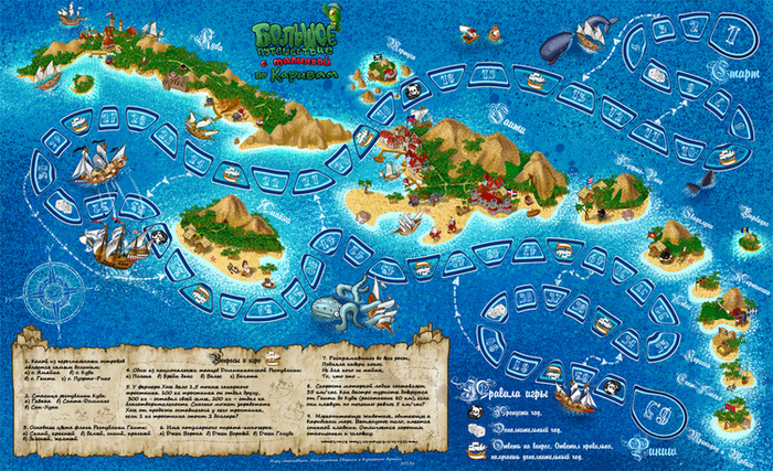 настольная игра "Карибы"