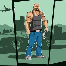 Арт на тему игр GTA