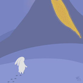 Заяц и вулкан