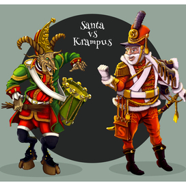 Санта и Крампус