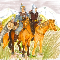 Батыры в степи