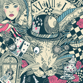 По мотивам "Алиса в стране чудес"