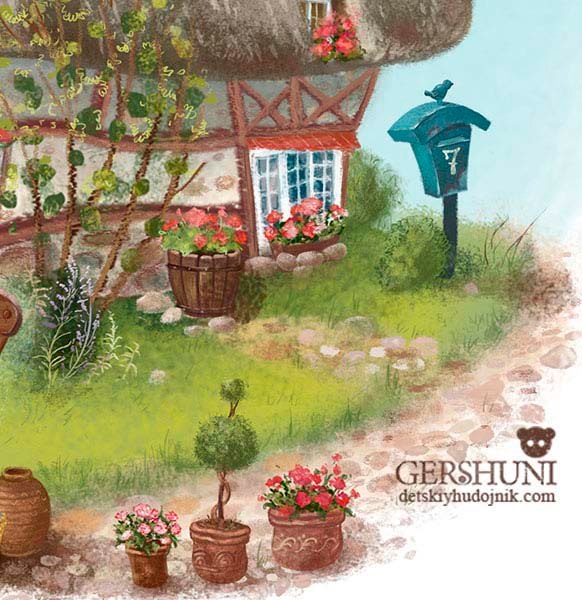 фрагмент .летний домик 