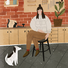 открытка для бренда одежды