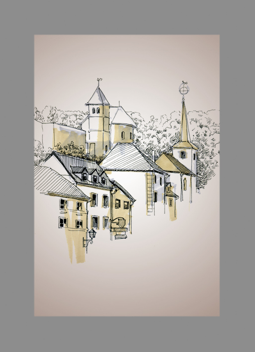 Люксембургский городок. Люксембург.