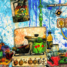 скетч кухонный с Бобом