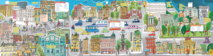 Найди и покажи в Москве.Тверской, Лубянка, Воздвиженка.