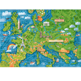 Карта Европы