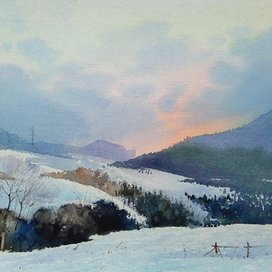 ,,Утренний свет . Словакия,,