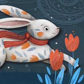 Зайчик редкого окраса.