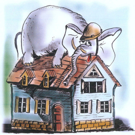 Иллюстрация к открытке "День Строителя"