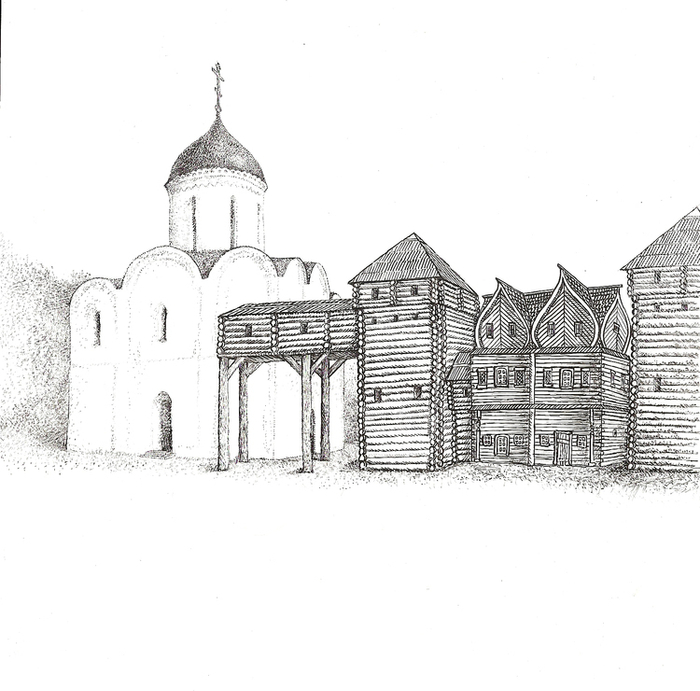 Переход от княжеского терема к Спасо-Преображенскому собору