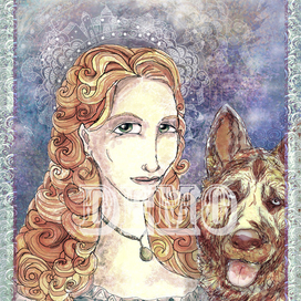 Графиня с овчаркой