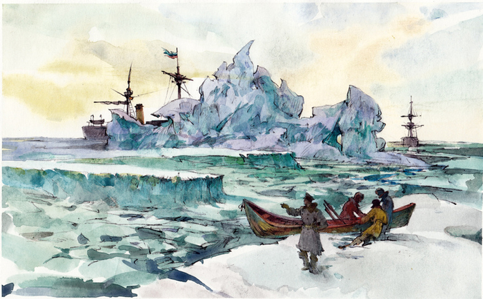 Марина Алёшина "Рождество в северных льдах".  