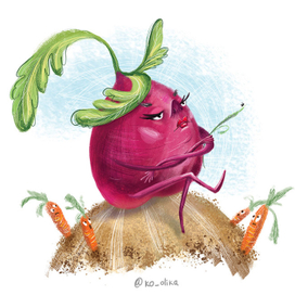 Деловая в огороде