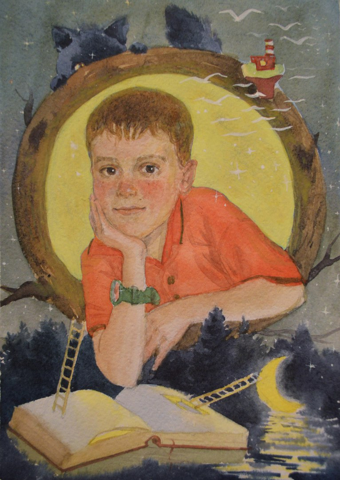 Тим. иллюстрация к книге "Мамино сердце"