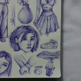 Скетч ручкой