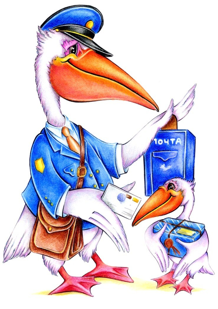 Пеликан почтальон