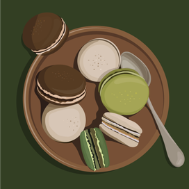 Серия иллюстрация для кафе