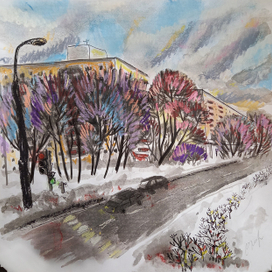 Весна в городе