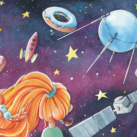 У кометы дом большой