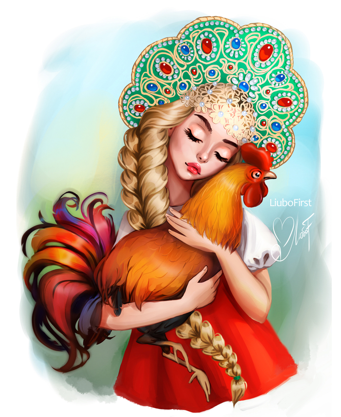 Царевна и петушок