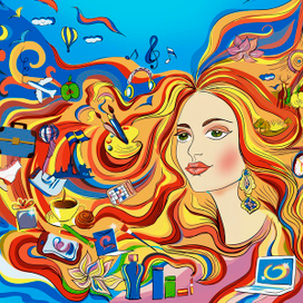 Девушка для рекламы