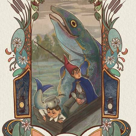 Иллюстрация по мотивам "По ту сторону изрогоди"