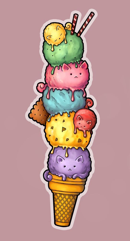 кошачье мороженое