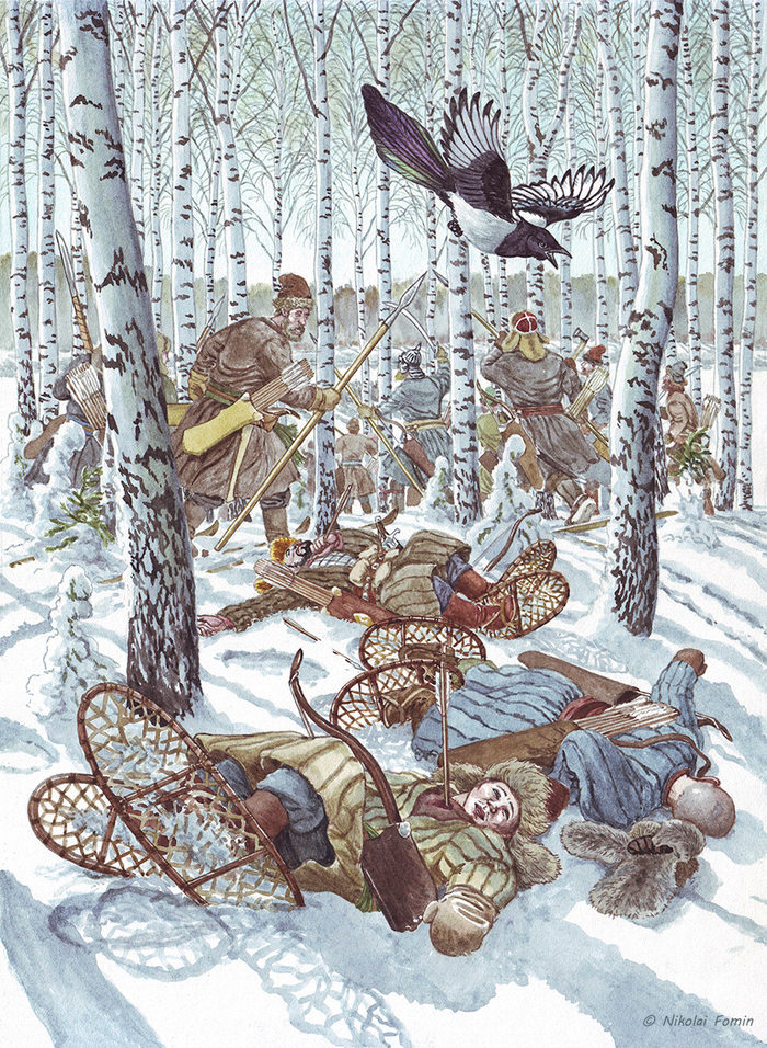 Сорока. Погром Кучумовых зимовий.