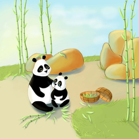 Иллюстрации к сказке New in the zoo автор Joy Hill