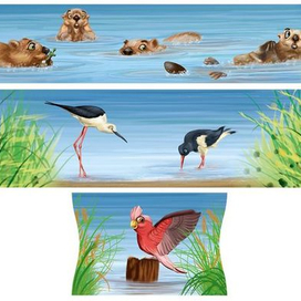 Иллюстрация для батутного комплекса Лимпопо 2