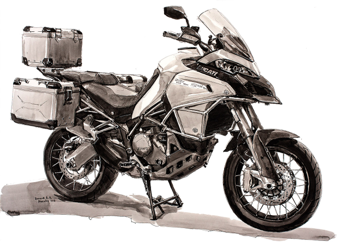 мотоцикл Ducati Multistrada 1200 Enduro