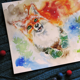 Зеленые варежки