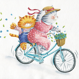 Иллюстрация котики