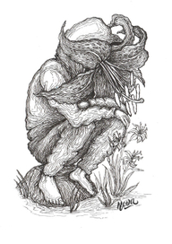 Человек лилия