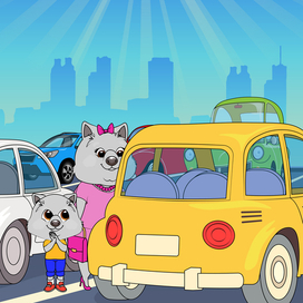 Иллюстрация к детской книге "Wondery Wombat"