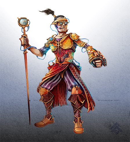Техномаг. Концепт персонажа