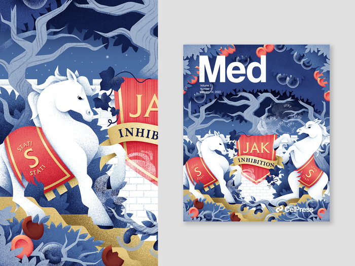 Обложка для медицинского издания "Med" журнала "Cell"