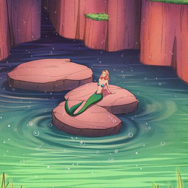 Русалка в оазисе