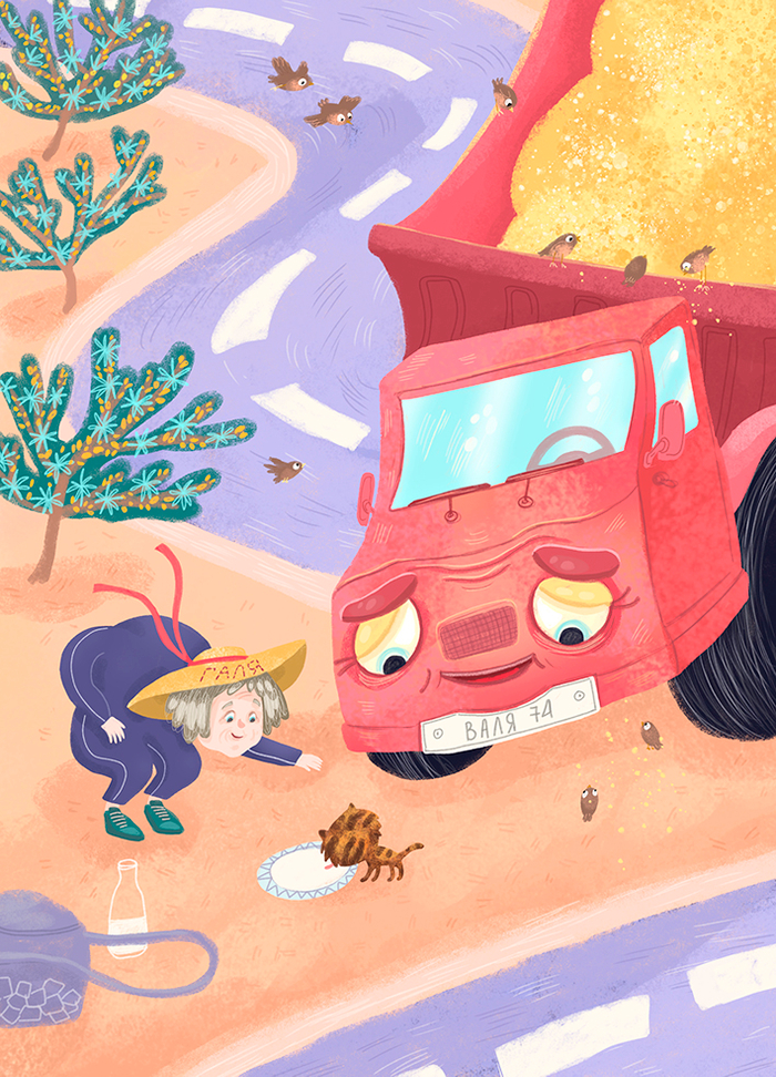 Моя бабушка водит грузовик